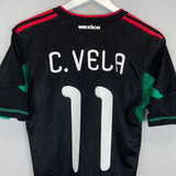 Shop 2010/11 MEXICO VELA #11 AWAY SHIRT (S) ADIDAS, classic football shirts, vintage football shirts & retro soccer jerseys at Cult Kits