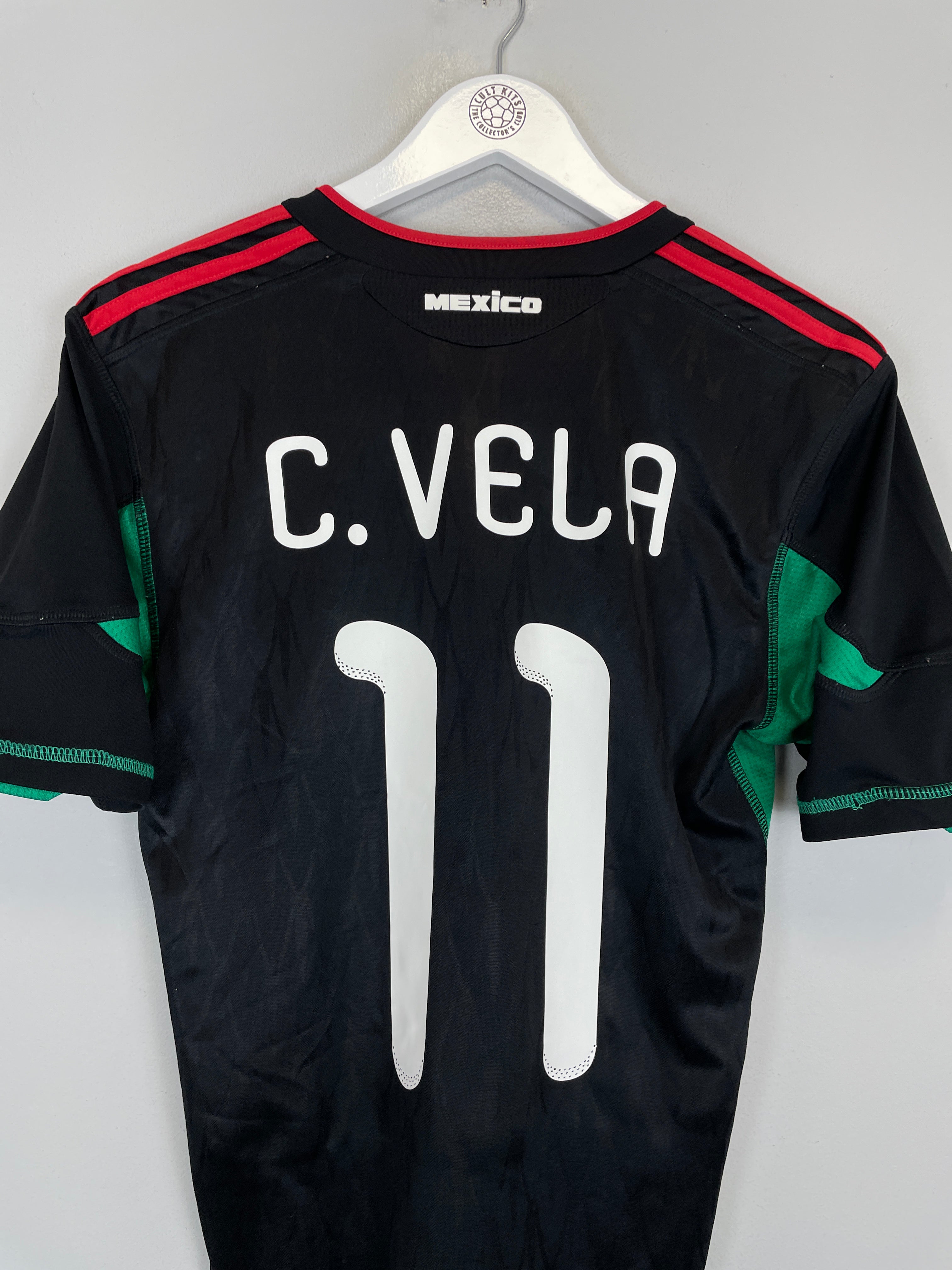 Shop 2010/11 MEXICO VELA #11 AWAY SHIRT (S) ADIDAS, classic football shirts, vintage football shirts & retro soccer jerseys at Cult Kits