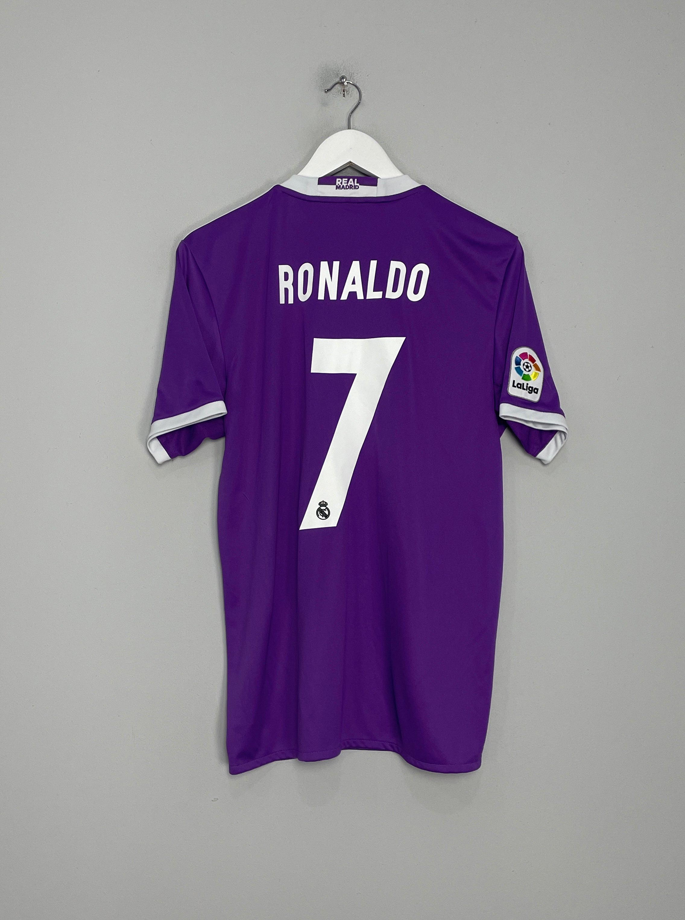 Shop 2016/17 REAL MADRID RONALDO #7 AWAY SHIRT (M) ADIDAS, classic football shirts, vintage football shirts & retro soccer jerseys at Cult Kits