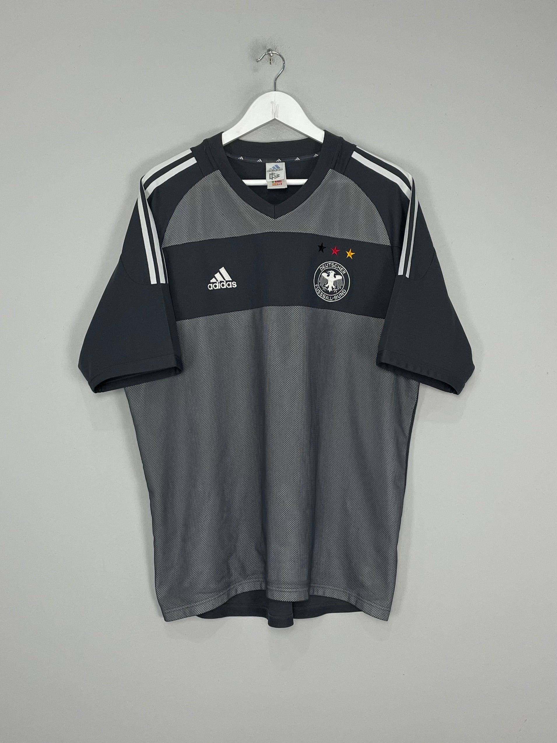 Shop 2002/03 GERMANY AWAY SHIRT (L) ADIDAS, classic football shirts, vintage football shirts & retro soccer jerseys at Cult Kits