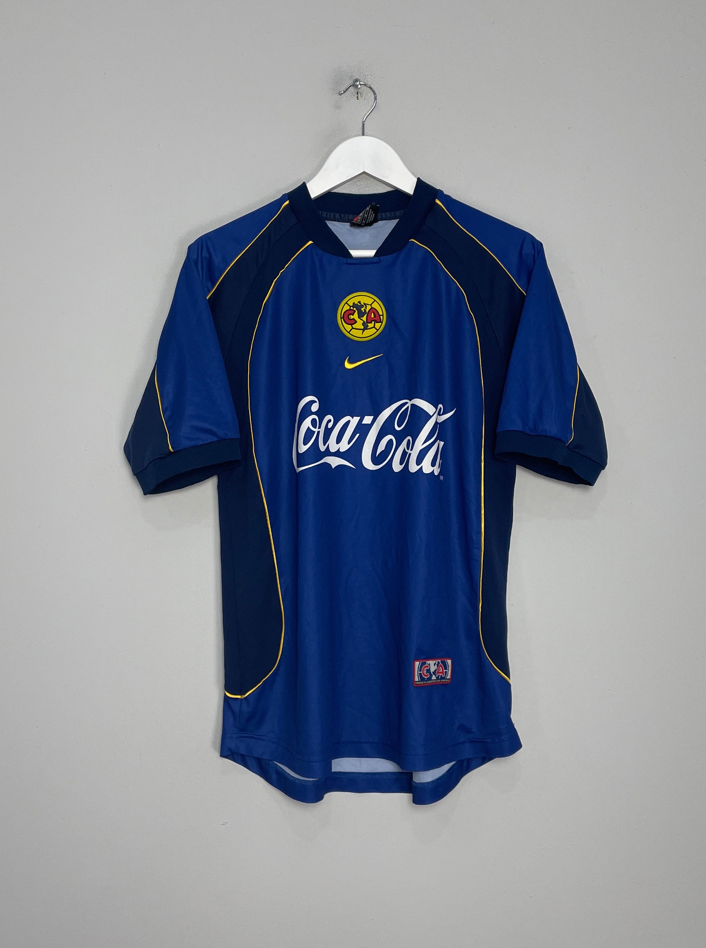 Shop 2001/02 CLUB AMERICA AWAY SHIRT (M) NIKE, classic football shirts, vintage football shirts & retro soccer jerseys at Cult Kits