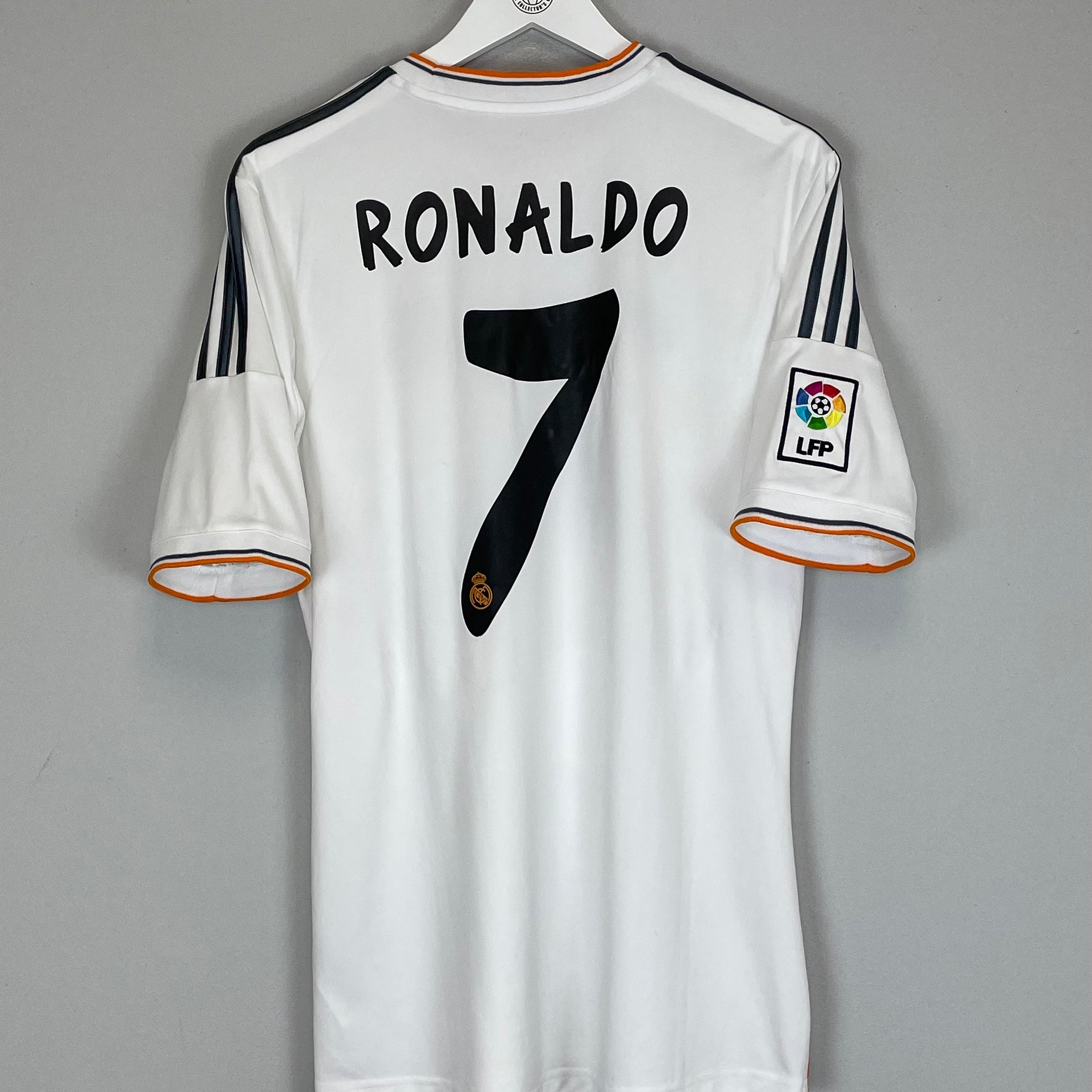 Shop 2013/14 REAL MADRID RONALDO #7 HOME SHIRT (M) ADIDAS, classic football shirts, vintage football shirts & retro soccer jerseys at Cult Kits
