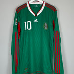Shop 2010 MEXICO C.BLANCO #10 L/S HOME SHIRT (XL) ADIDAS, classic football shirts, vintage football shirts & retro soccer jerseys at Cult Kits