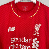 Shop 2015/16 LIVERPOOL COUTINHO #10 HOME SHIRT (L) NEW BALANCE, classic football shirts, vintage football shirts & retro soccer jerseys at Cult Kits