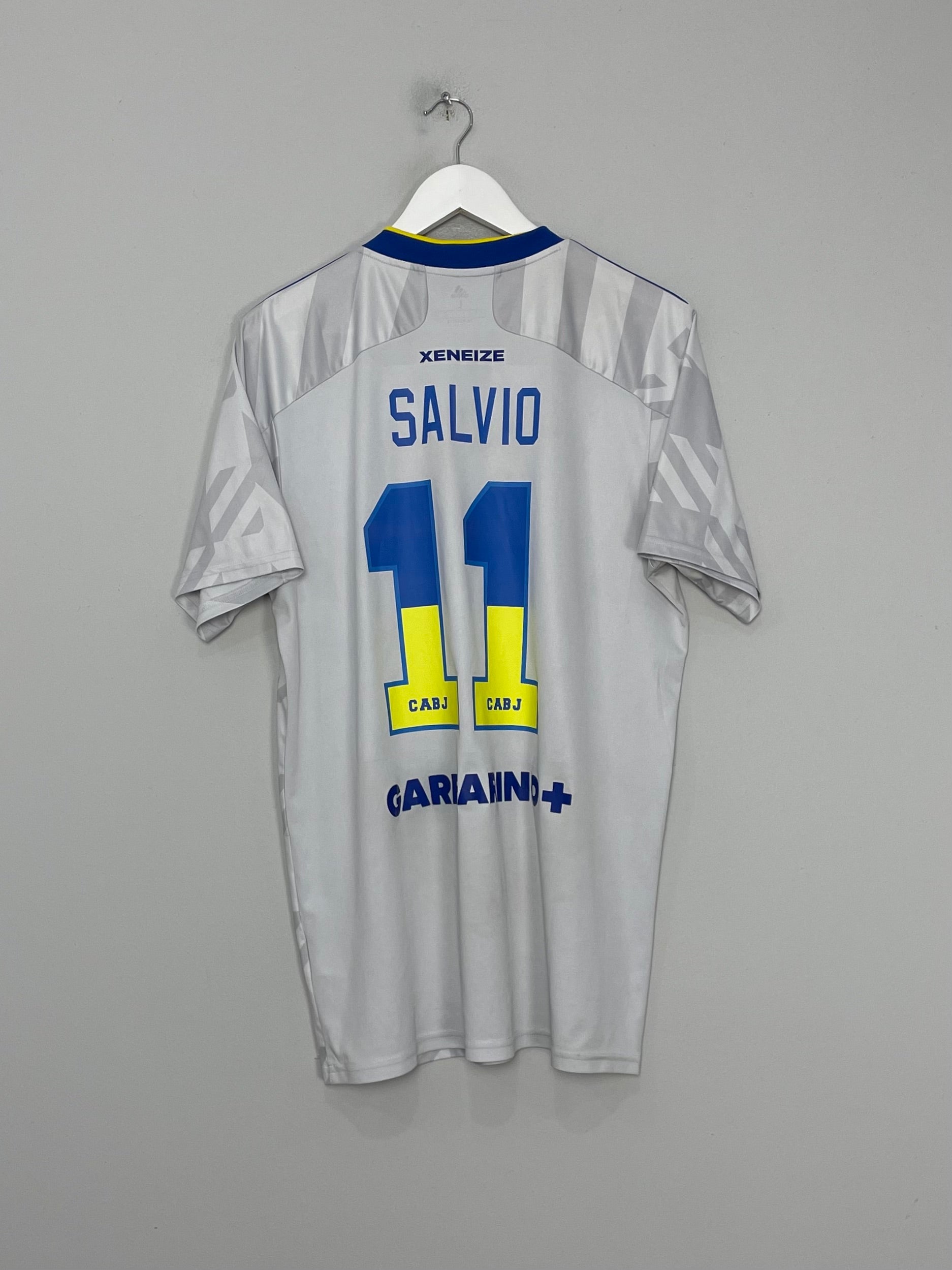 Shop 2021/22 BOCA JUNIORS SALVIO #11 AWAY SHIRT (L) ADIDAS, classic football shirts, vintage football shirts & retro soccer jerseys at Cult Kits