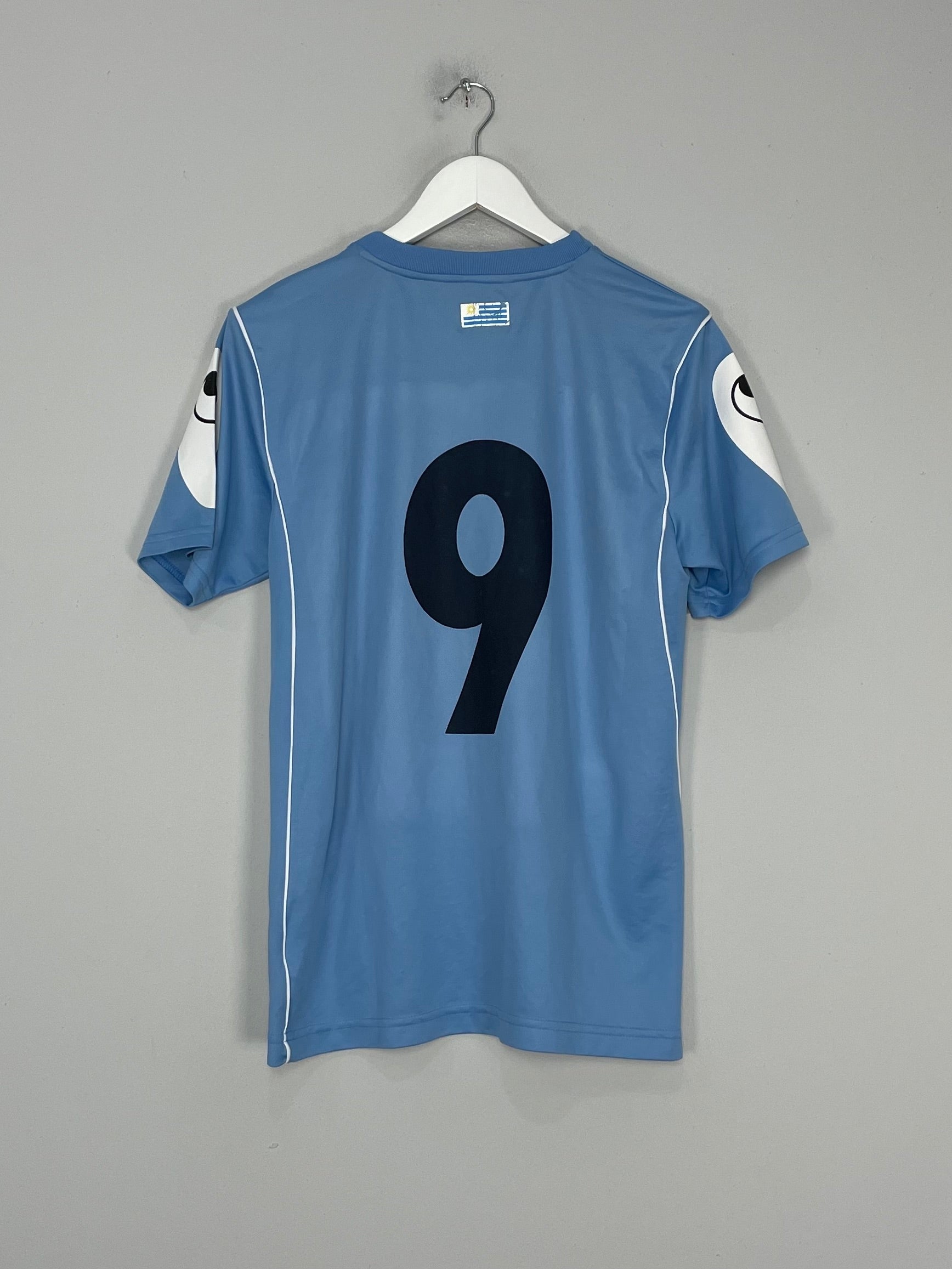 Shop 2006/07 URUGUAY #9 HOME SHIRT (L) UHLSPORT, classic football shirts, vintage football shirts & retro soccer jerseys at Cult Kits