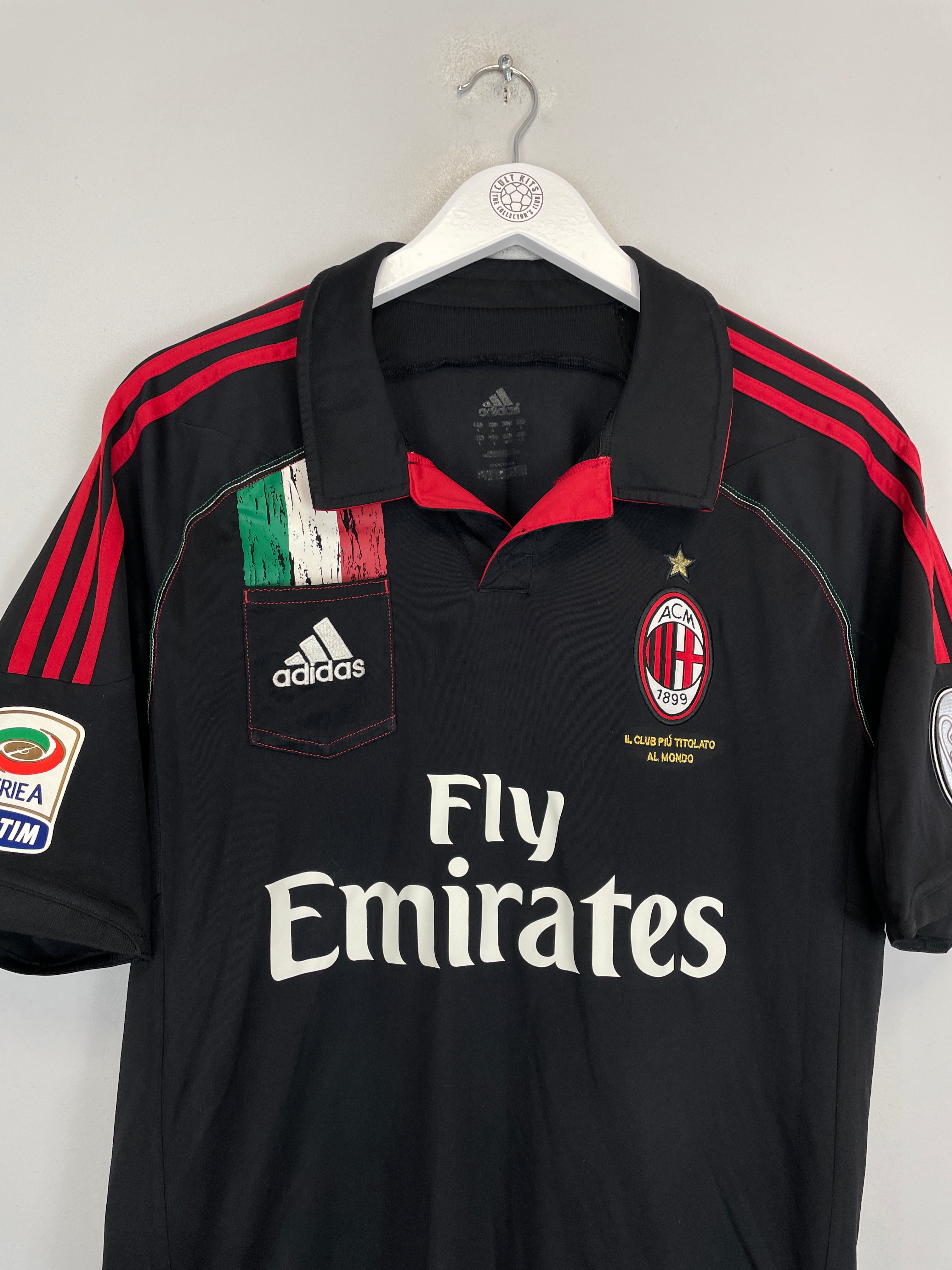 Shop 2012/13 AC MILAN ABBIATI #32 THIRD SHIRT (L) ADIDAS, classic football shirts, vintage football shirts & retro soccer jerseys at Cult Kits