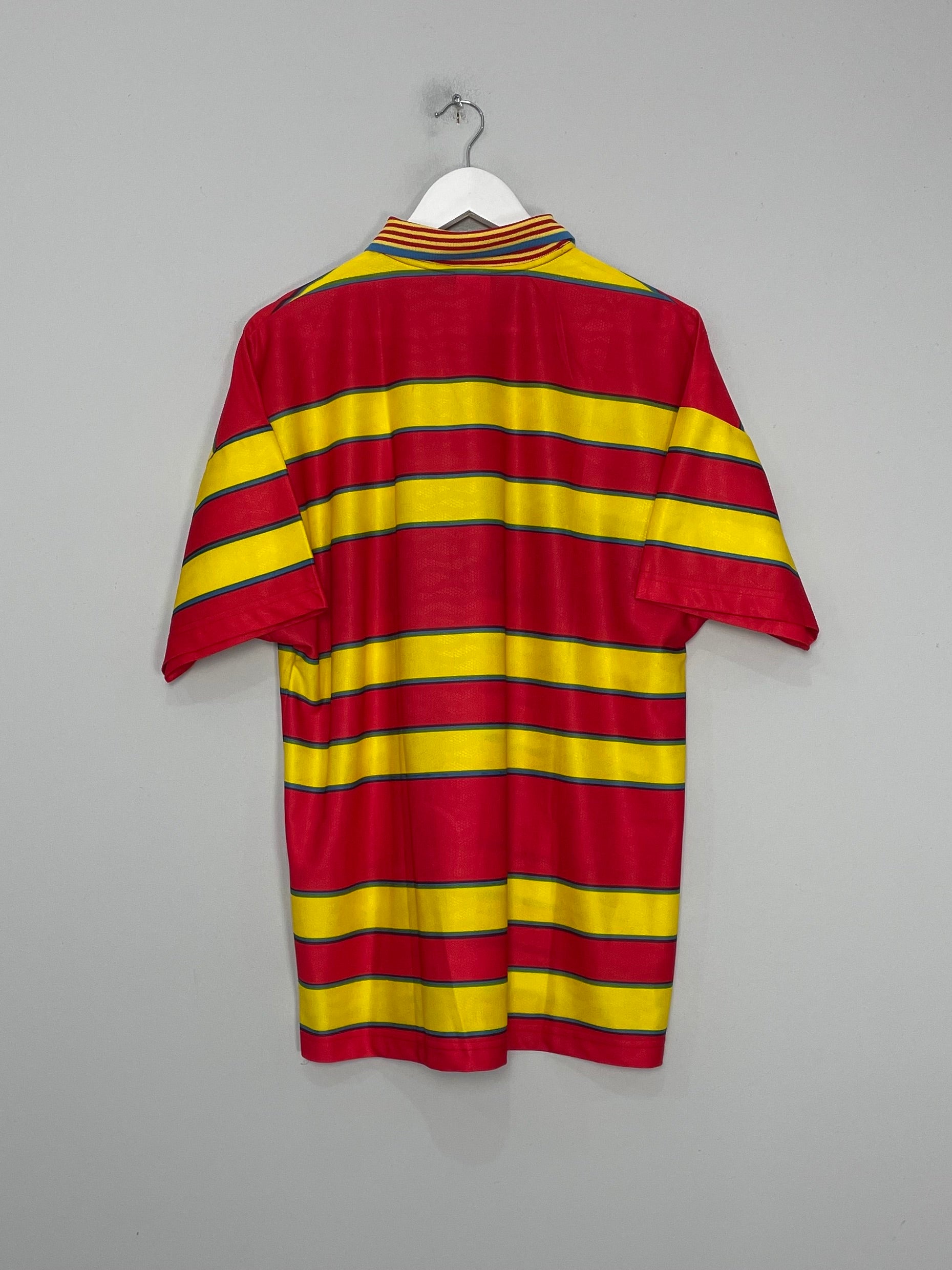 Shop 1997/98 RC LENS HOME SHIRT (L) UMBRO, classic football shirts, vintage football shirts & retro soccer jerseys at Cult Kits