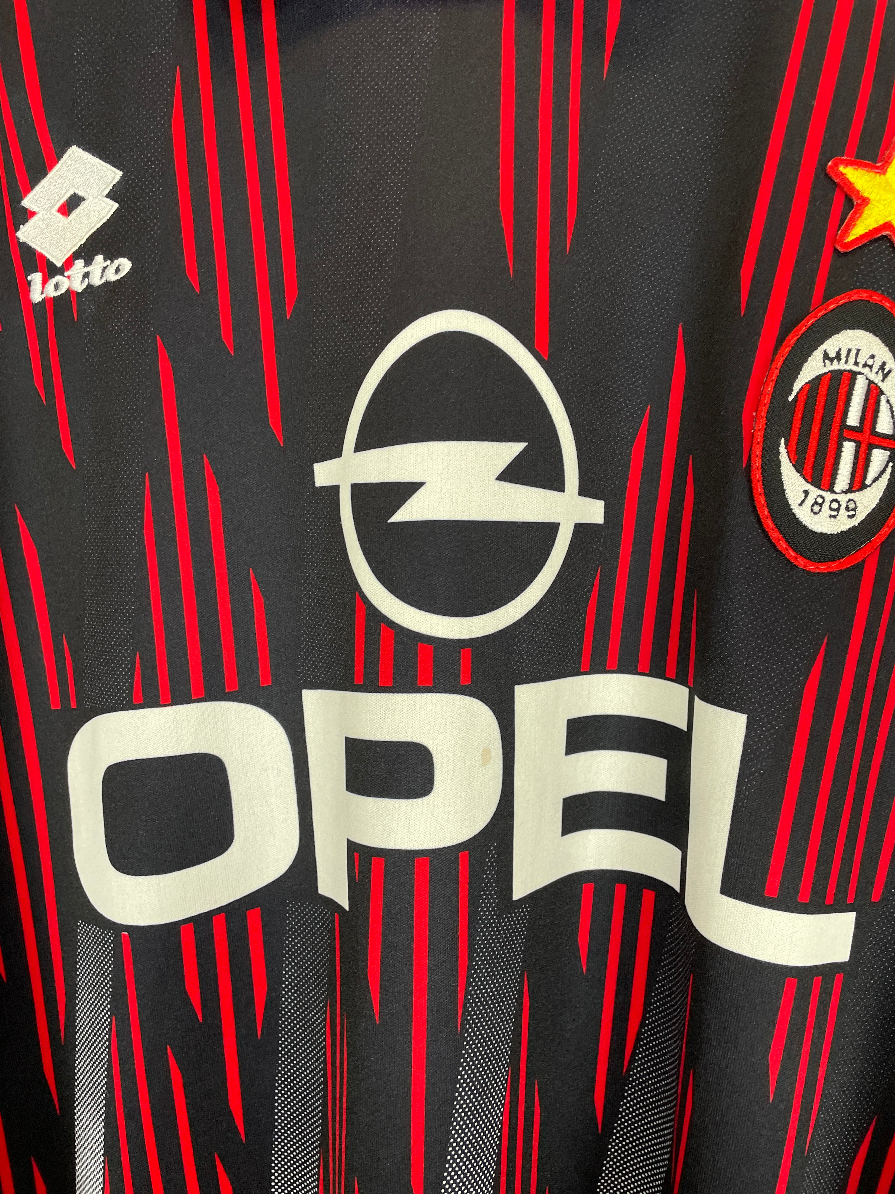 Shop 1996/97 AC MILAN GK SHIRT (L) LOTTO, classic football shirts, vintage football shirts & retro soccer jerseys at Cult Kits