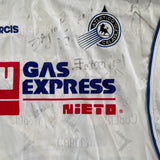 1999/00 Atletico Celaya Javier #32 *Squad Signed* Home Shirt (L) Garcis