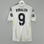 2009/10 REAL MADRID RONALDO #9 C/L HOME SHIRT (S) ADIDAS