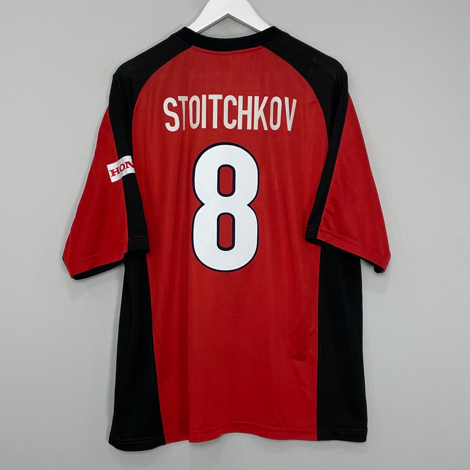 Shop 1998 CHICAGO FIRE STOITCHKOV #8 TRAINING SHIRT (XL) NIKE, classic football shirts, vintage football shirts & retro soccer jerseys at Cult Kits