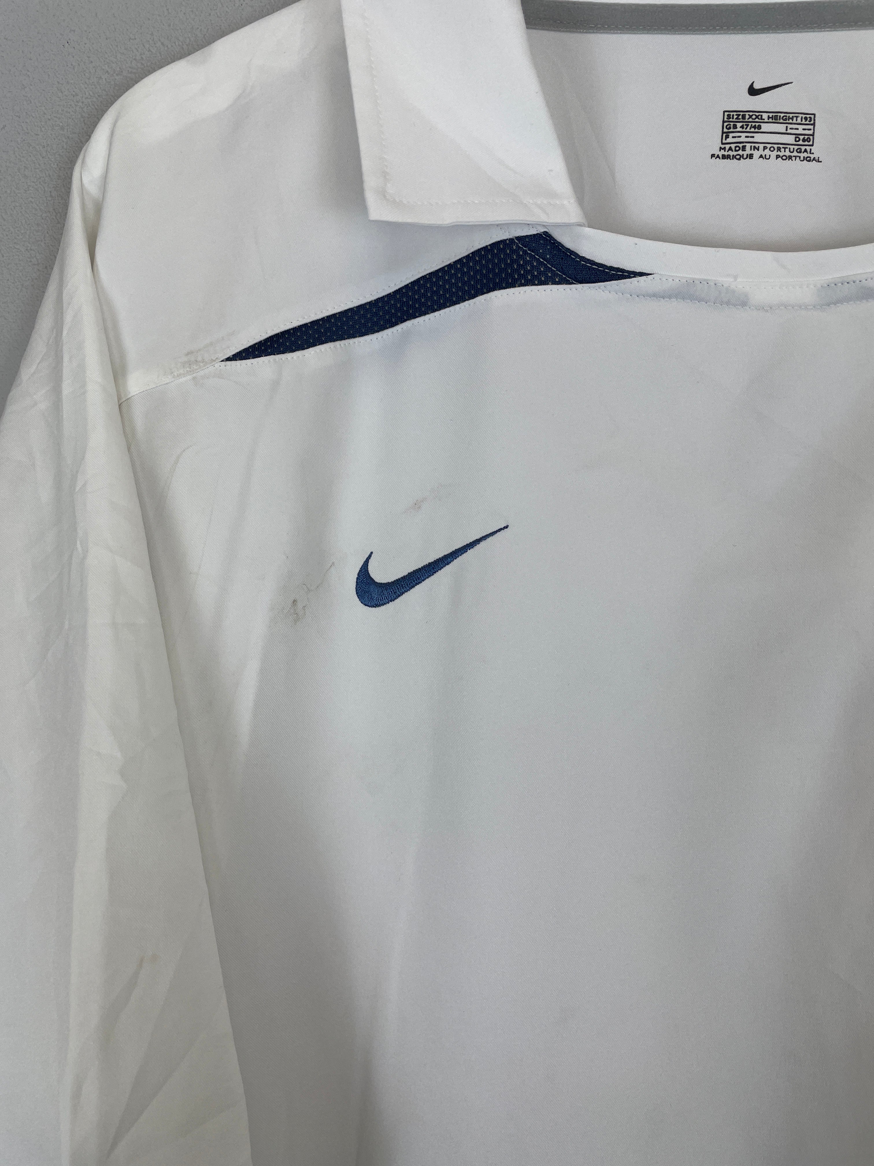 Shop 2002/03 PORTUGAL FIGO #7 AWAY SHIRT (XXL) NIKE, classic football shirts, vintage football shirts & retro soccer jerseys at Cult Kits