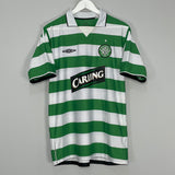 2004/05 CELTIC LARSSON #7 HOME SHIRT (L) UMBRO