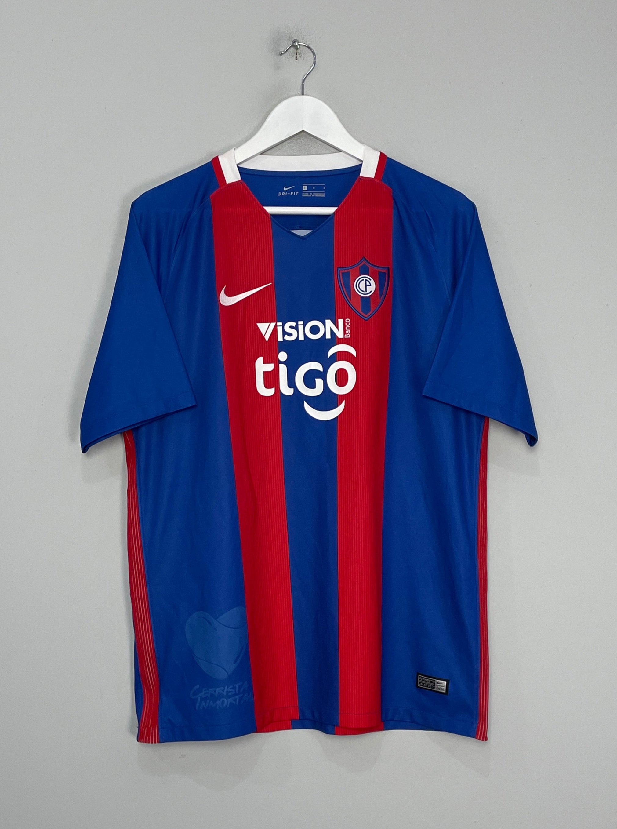 2017 CERRO PORTENO HOME SHIRT (L) NIKE