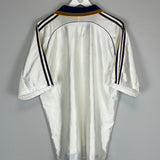 Shop 1998/00 REAL MADRID HOME SHIRT (L) ADIDAS, classic football shirts, vintage football shirts & retro soccer jerseys at Cult Kits