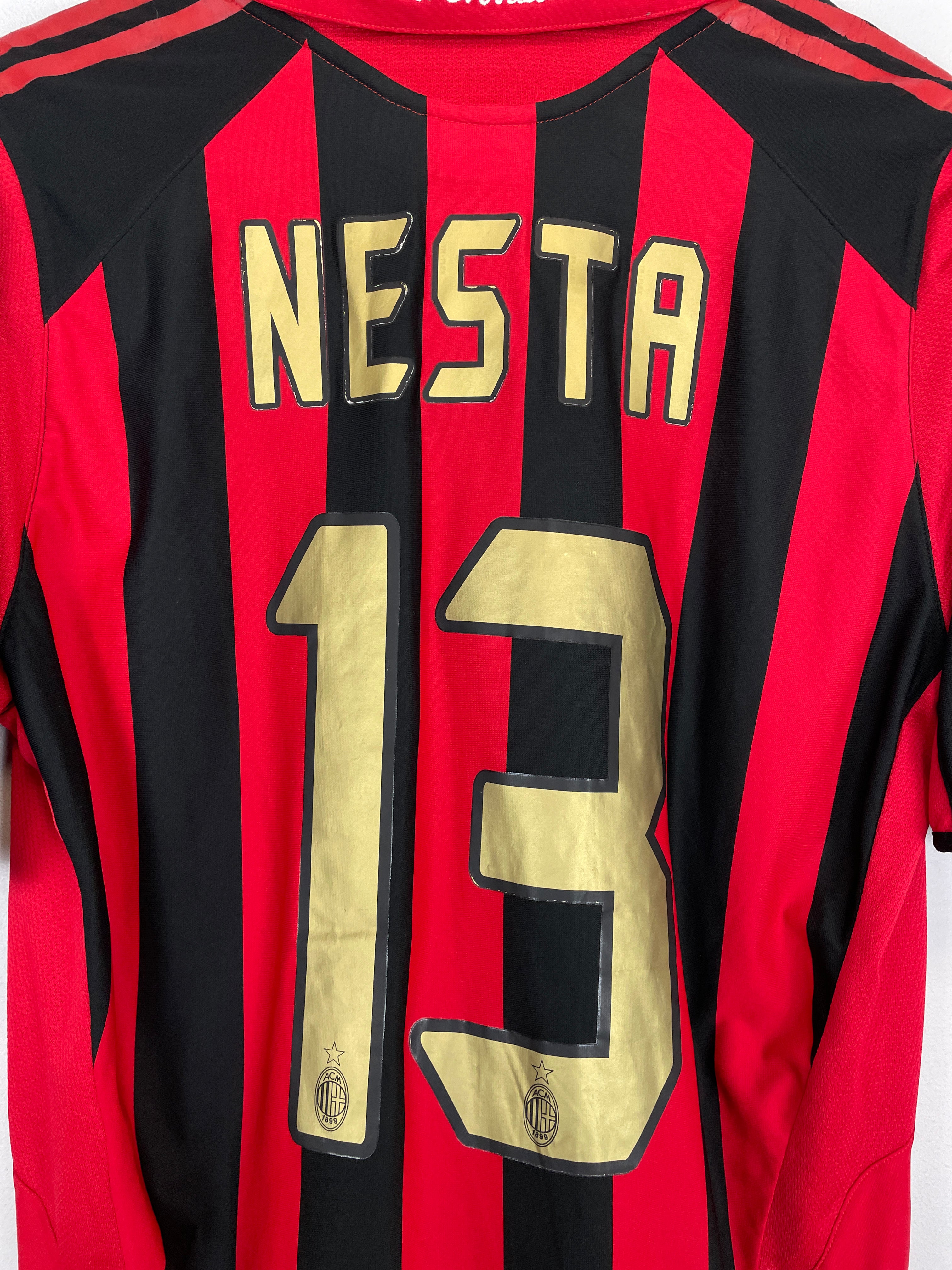ウェア y2k 90s AC Milan NESTA soccer shirt M Match worn AC Milan L ウェア y2k 90s AC Milan NESTA soccer shirt M Match worn AC Milan L