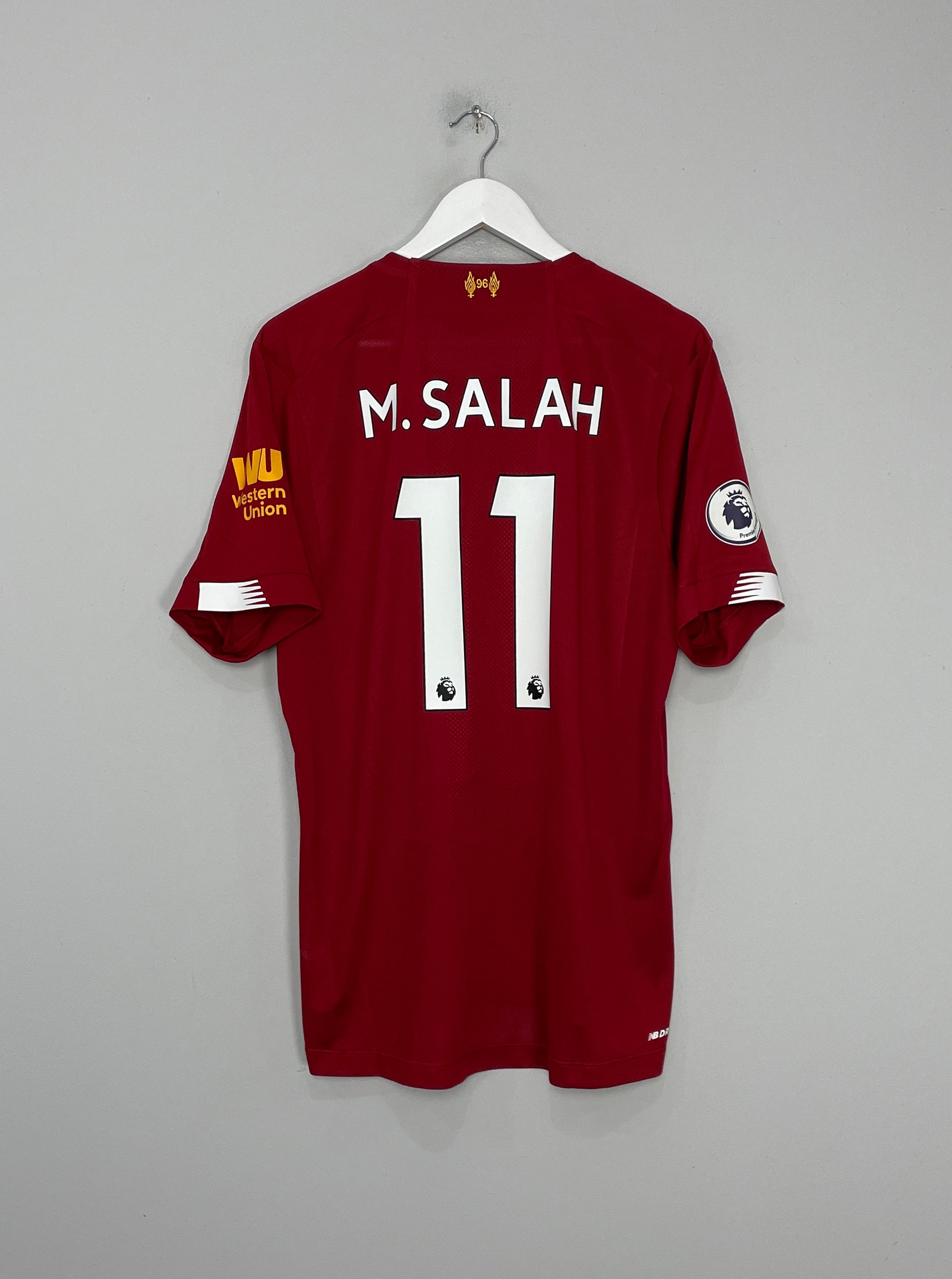Shop 2019/20 LIVERPOOL M.SALAH #11 HOME SHIRT (L) NEW BALANCE, classic football shirts, vintage football shirts & retro soccer jerseys at Cult Kits