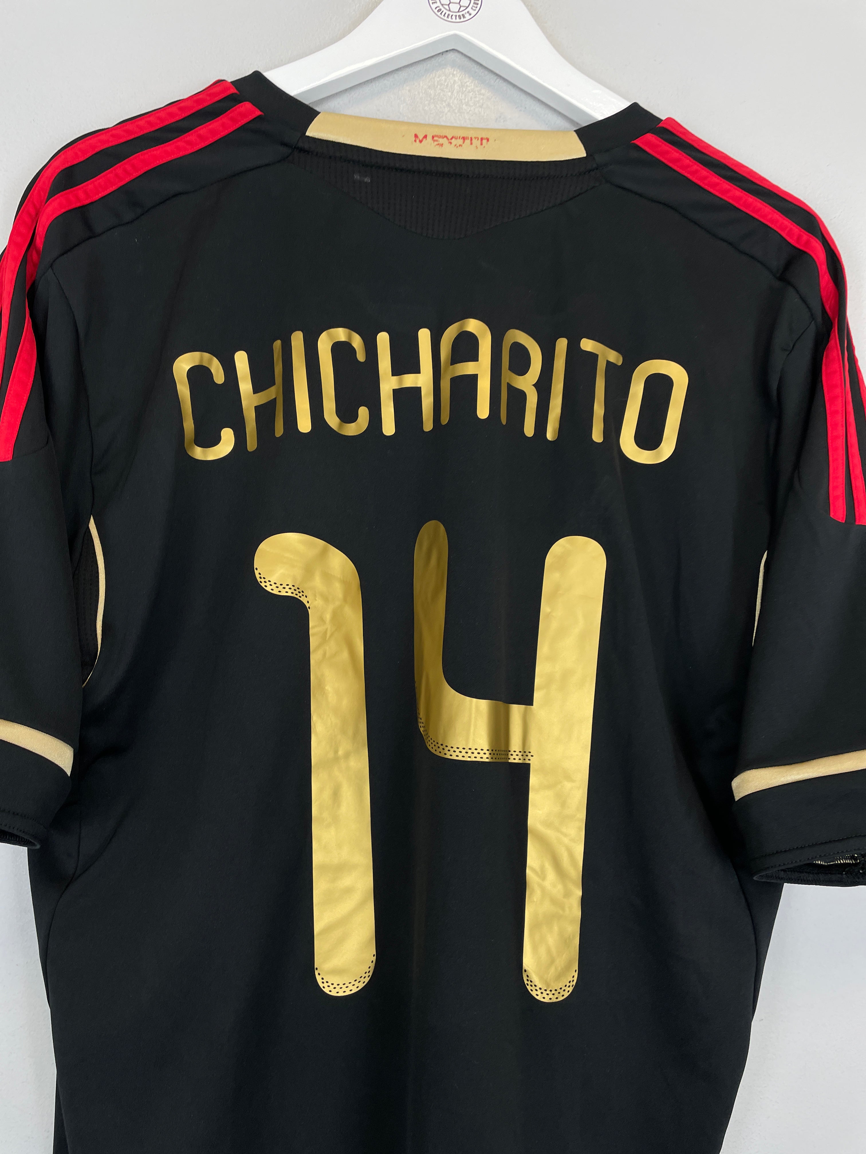 Shop 2011/12 MEXICO CHICHARITO #14 AWAY SHIRT (XL) ADIDAS, classic football shirts, vintage football shirts & retro soccer jerseys at Cult Kits