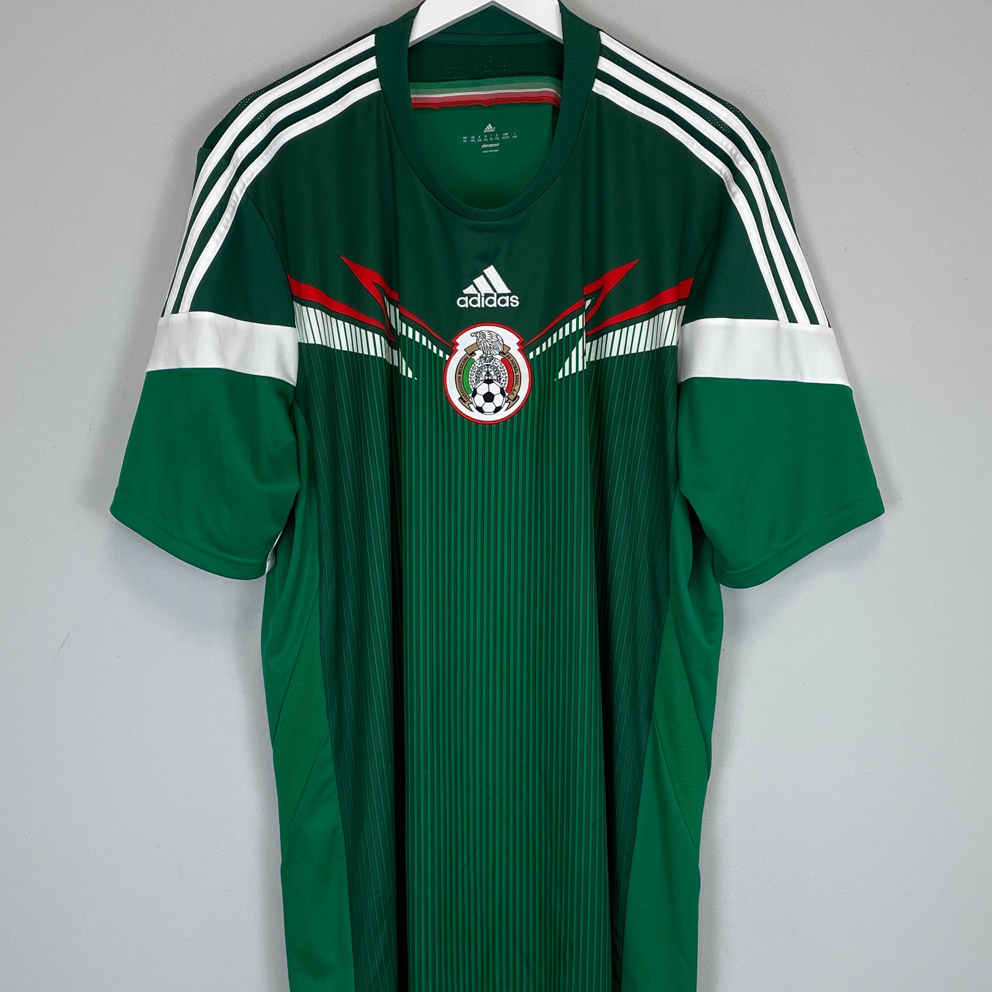 Shop 2014/15 MEXICO HOME SHIRT (XXL) ADIDAS, classic football shirts, vintage football shirts & retro soccer jerseys at Cult Kits