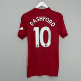 2020/21 MANCHESTER UNITED RASHFORD #10 HOME SHIRT (S) ADIDAS
