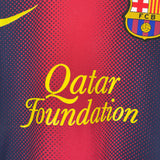 Shop 2012/13 BARCELONA MESSI #10 L/S HOME SHIRT (L) NIKE, classic football shirts, vintage football shirts & retro soccer jerseys at Cult Kits