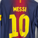 Shop 2012/13 BARCELONA MESSI #10 L/S HOME SHIRT (L) NIKE, classic football shirts, vintage football shirts & retro soccer jerseys at Cult Kits