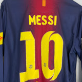 Shop 2012/13 BARCELONA MESSI #10 L/S HOME SHIRT (L) NIKE, classic football shirts, vintage football shirts & retro soccer jerseys at Cult Kits