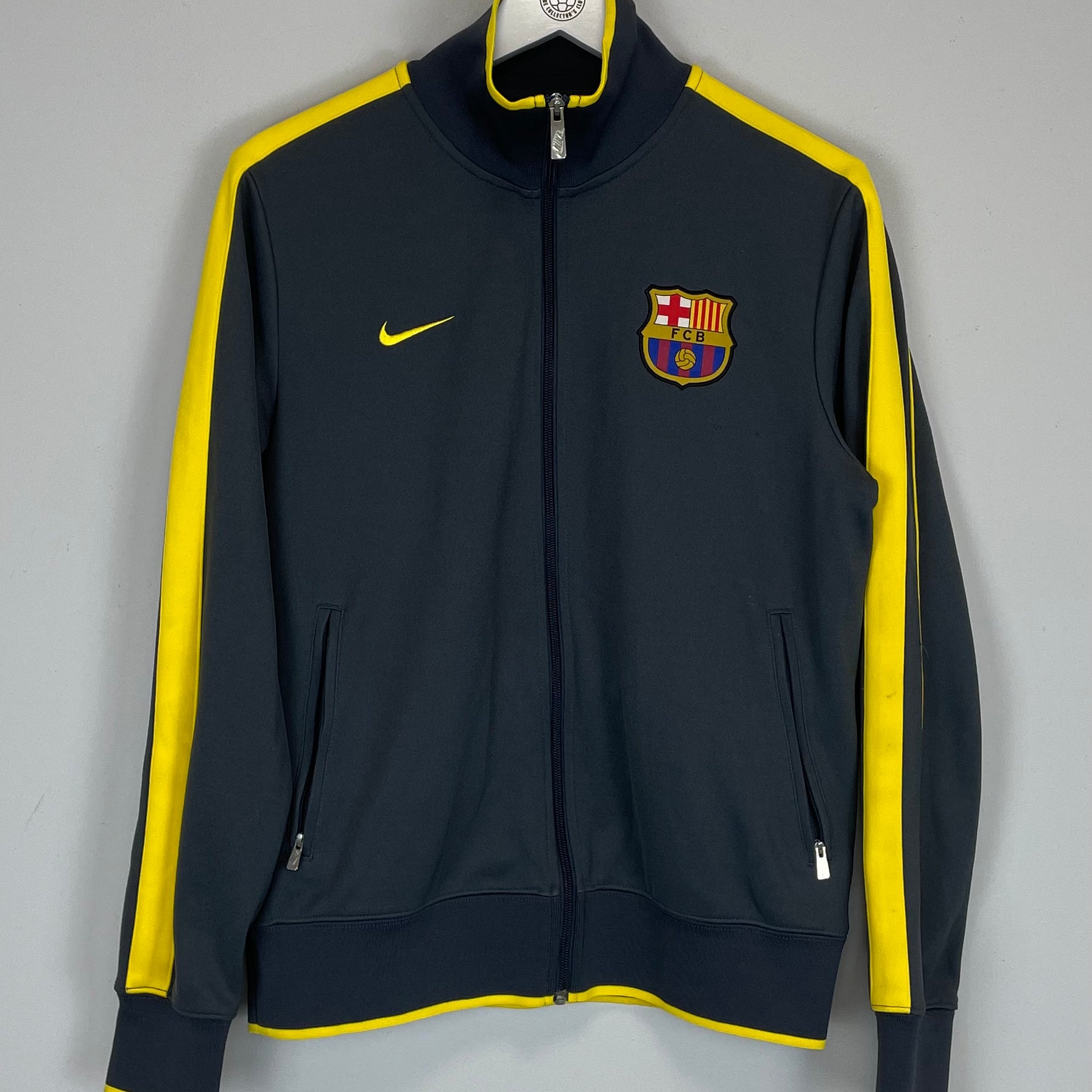Shop 2012/13 BARCELONA TRACK JACKET (M) NIKE, classic football shirts, vintage football shirts & retro soccer jerseys at Cult Kits