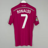 2014/15 REAL MADRID RONALDO #7 AWAY SHIRT (M) ADIDAS