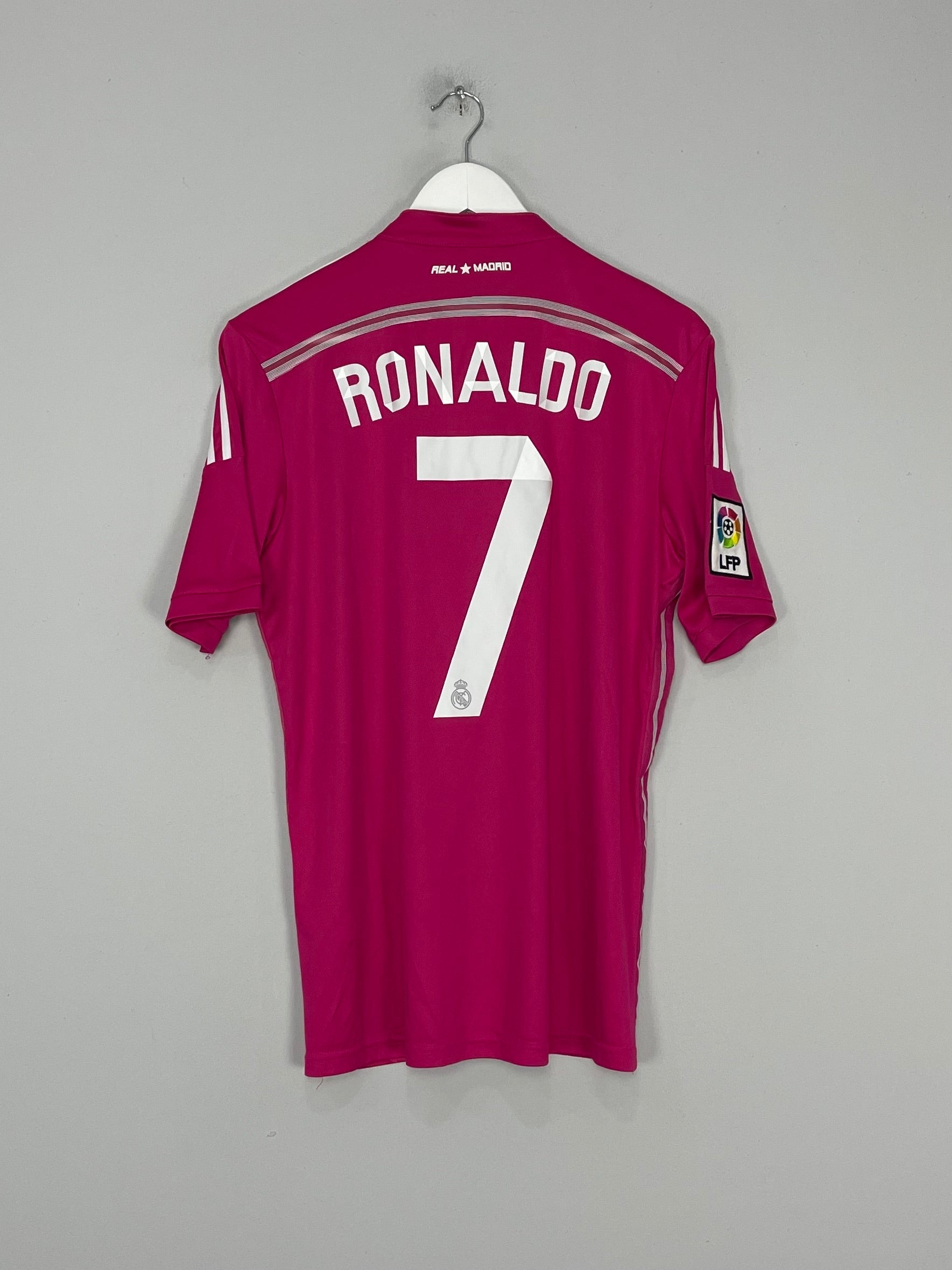 Shop 2014/15 REAL MADRID RONALDO #7 AWAY SHIRT (M) ADIDAS, classic football shirts, vintage football shirts & retro soccer jerseys at Cult Kits