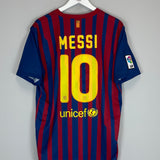 2011/12 BARCELONA MESSI #10 HOME SHIRT (L) NIKE