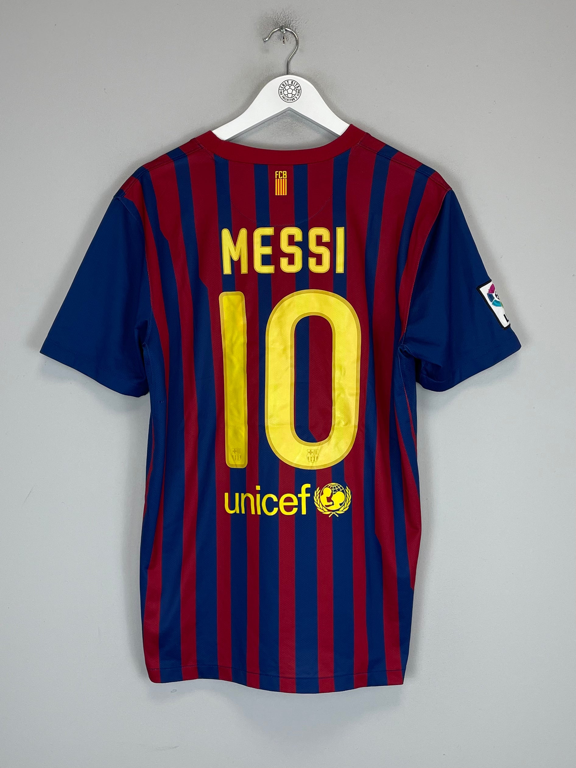 Shop 2011/12 BARCELONA MESSI #10 HOME SHIRT (L) NIKE, classic football shirts, vintage football shirts & retro soccer jerseys at Cult Kits