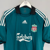 Shop 2008/09 LIVERPOOL ALONSO #14 AWAY SHIRT (L) ADIDAS, classic football shirts, vintage football shirts & retro soccer jerseys at Cult Kits