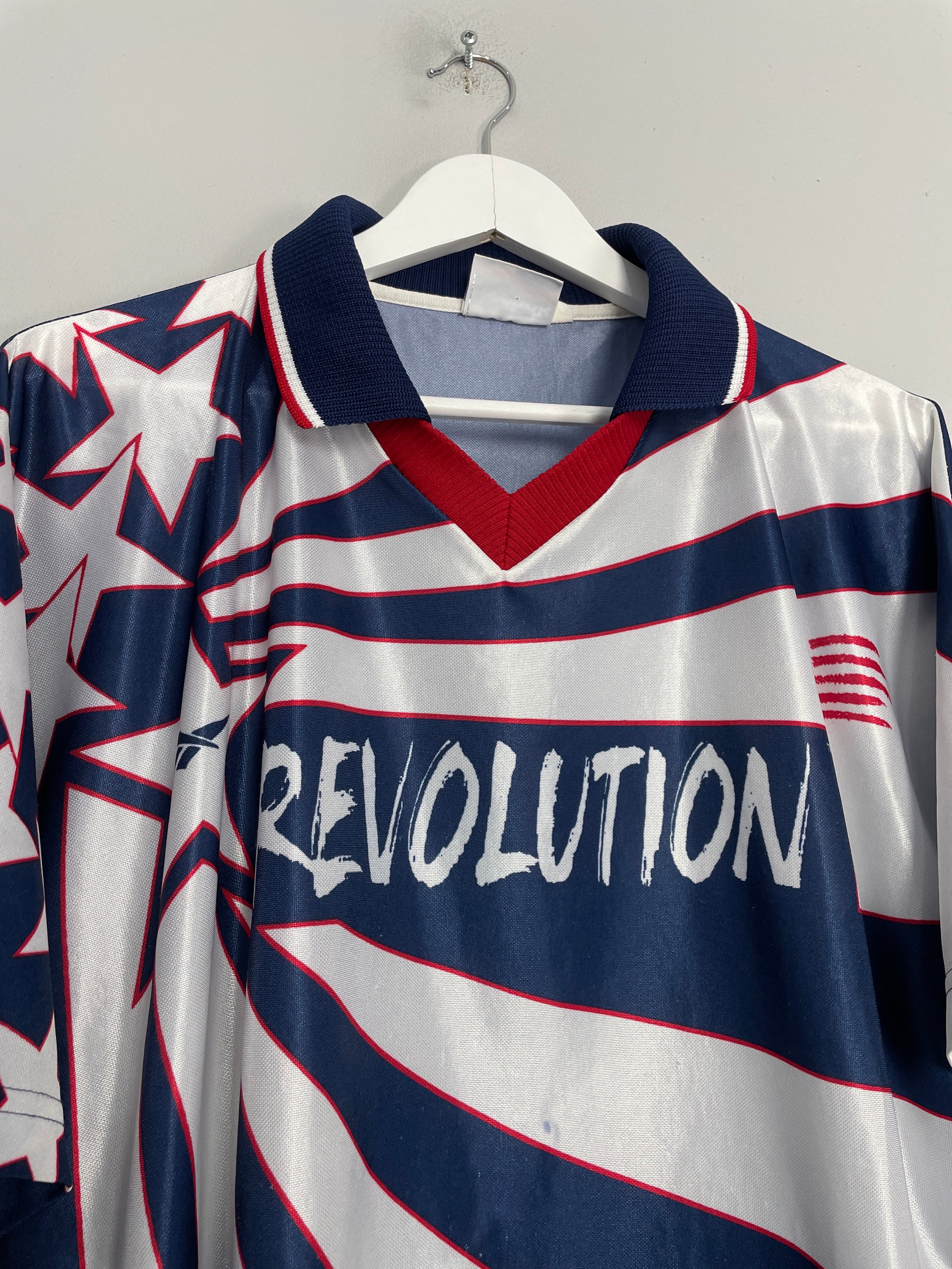 Shop 1997/98 NEW ENGLAND REVOLUTION THIRD SHIRT (L) REEBOK, classic football shirts, vintage football shirts & retro soccer jerseys at Cult Kits