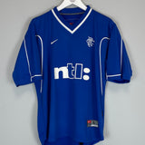 1999/01 RANGERS HOME SHIRT (L) NIKE