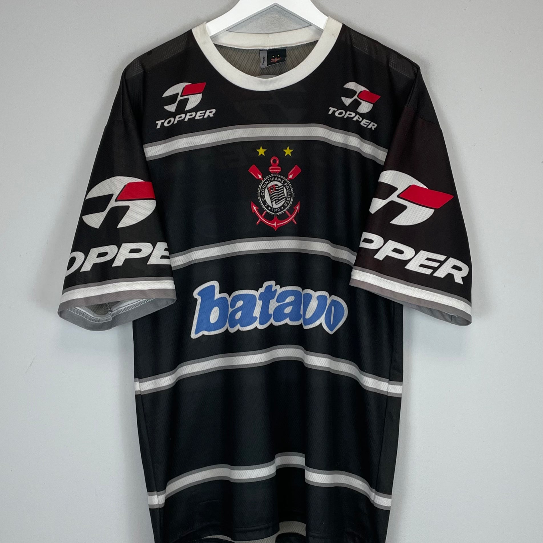 Shop 1999 CORINTHIANS TRAINING SHIRT (L) TOPPER, classic football shirts, vintage football shirts & retro soccer jerseys at Cult Kits