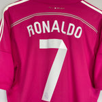 Shop 2014/15 REAL MADRID RONALDO #7 AWAY SHIRT (L) ADIDAS, classic football shirts, vintage football shirts & retro soccer jerseys at Cult Kits