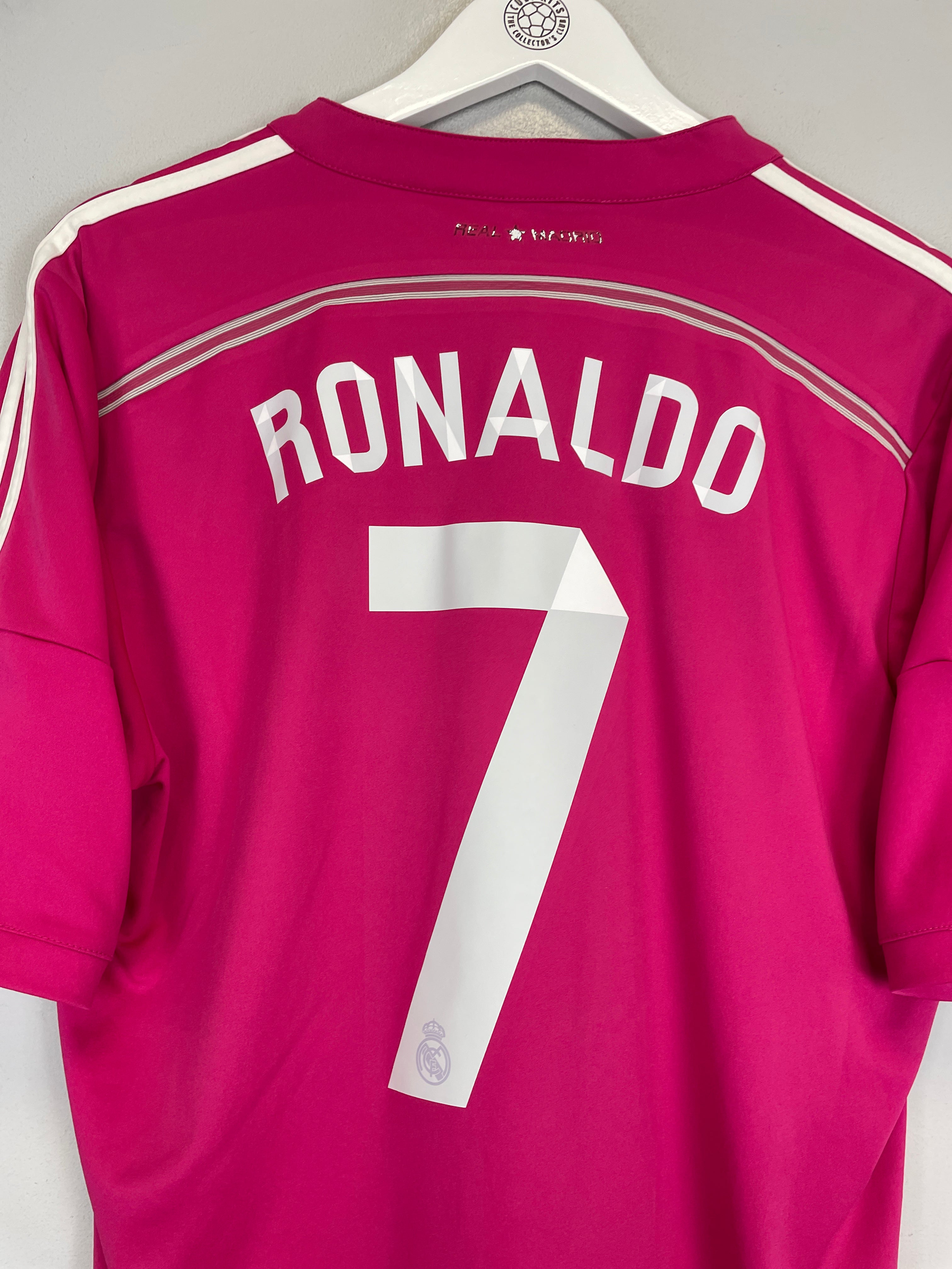 Shop 2014/15 REAL MADRID RONALDO #7 AWAY SHIRT (L) ADIDAS, classic football shirts, vintage football shirts & retro soccer jerseys at Cult Kits