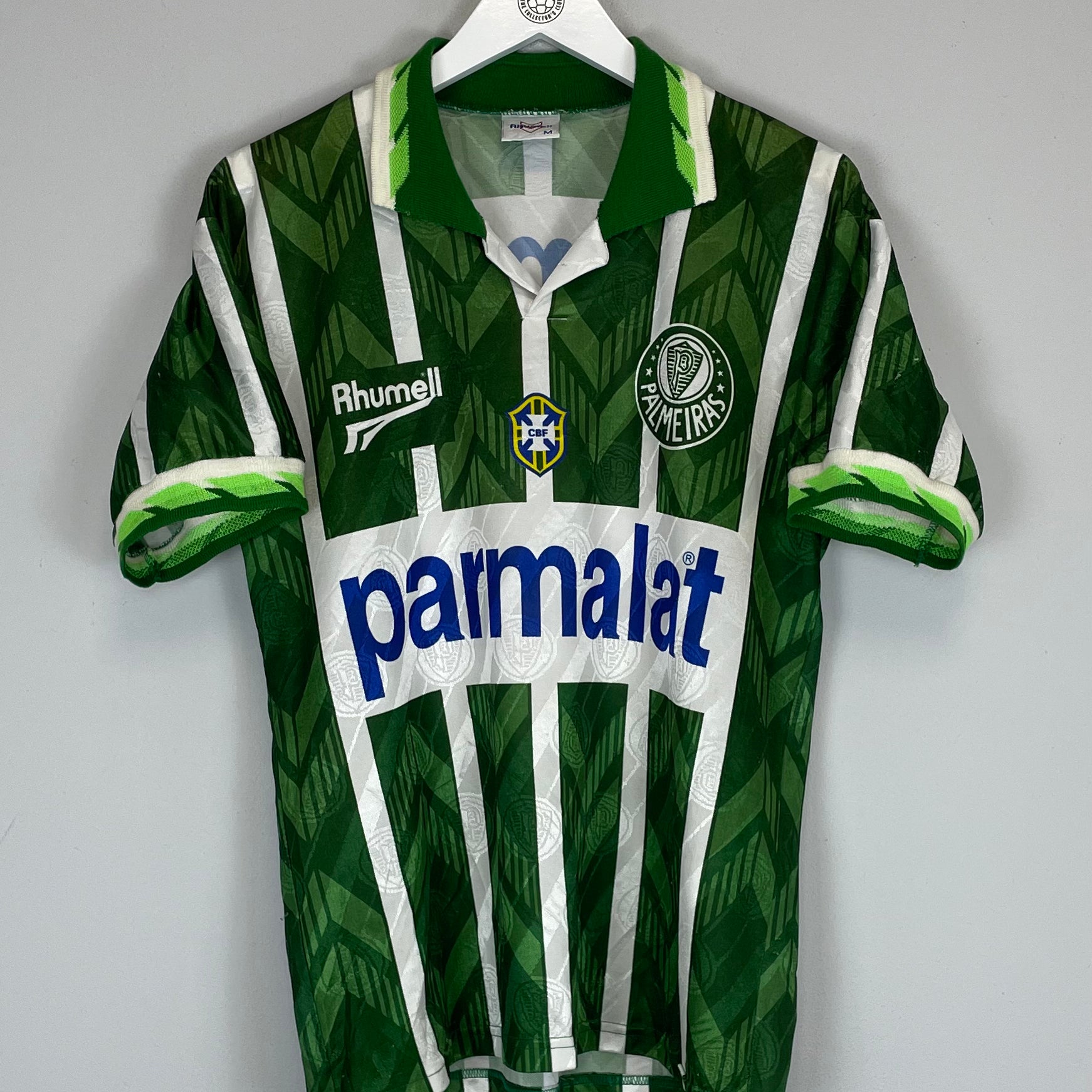 Shop 1996 PALMEIRAS #10 HOME SHIRT (M) RHUMMEL, classic football shirts, vintage football shirts & retro soccer jerseys at Cult Kits