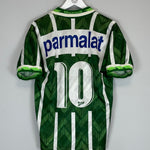 Shop 1996 PALMEIRAS #10 HOME SHIRT (M) RHUMMEL, classic football shirts, vintage football shirts & retro soccer jerseys at Cult Kits