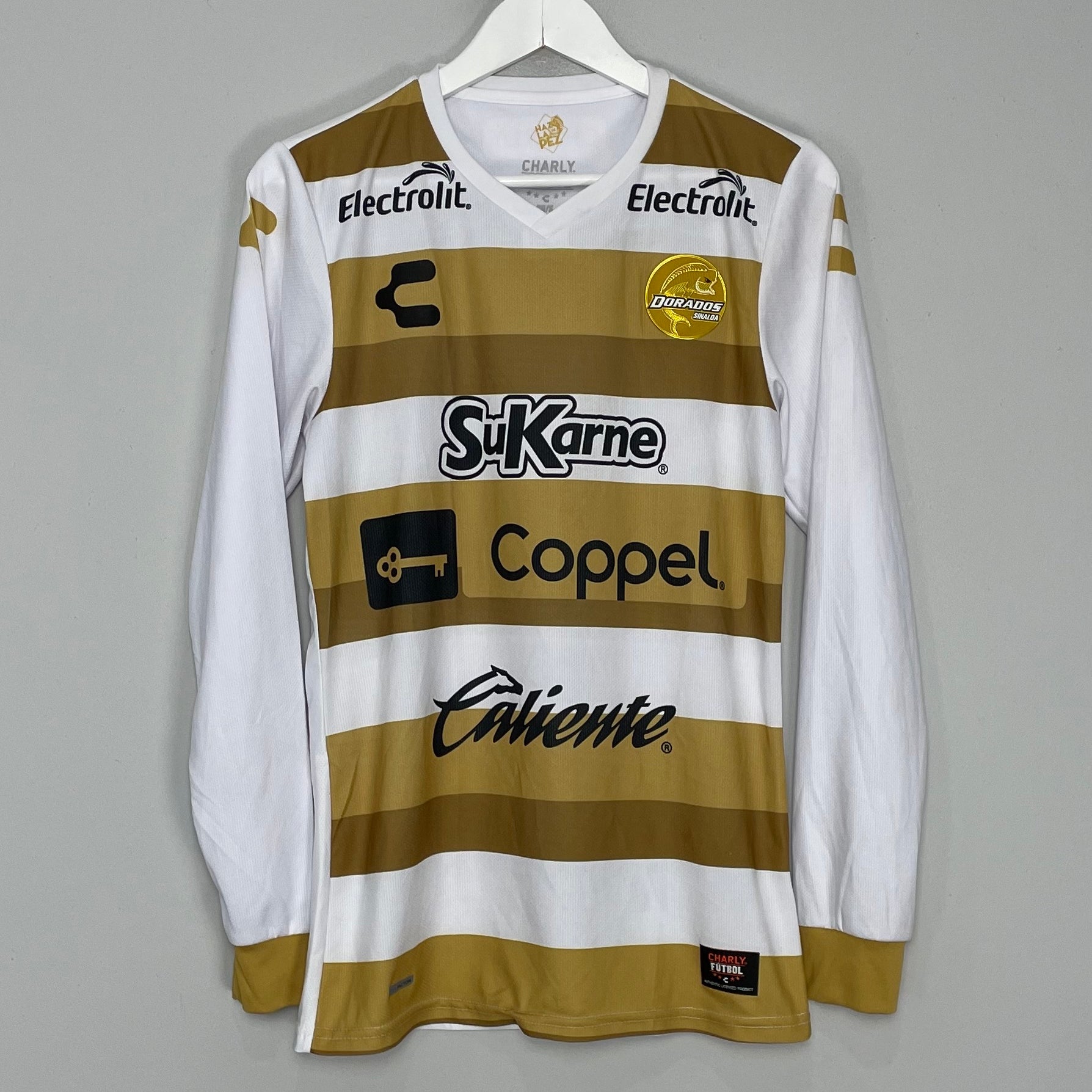 Shop 2017/18 DORADOS DE SINALOA L/S HOME SHIRT (S) CHARLY, classic football shirts, vintage football shirts & retro soccer jerseys at Cult Kits