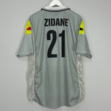2000/01 JUVENTUS ZIDANE #21 AWAY SHIRT (L) LOTTO
