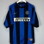 Shop 1999/00 INTER MILAN RONALDO #9 HOME SHIRT (L) NIKE, classic football shirts, vintage football shirts & retro soccer jerseys at Cult Kits