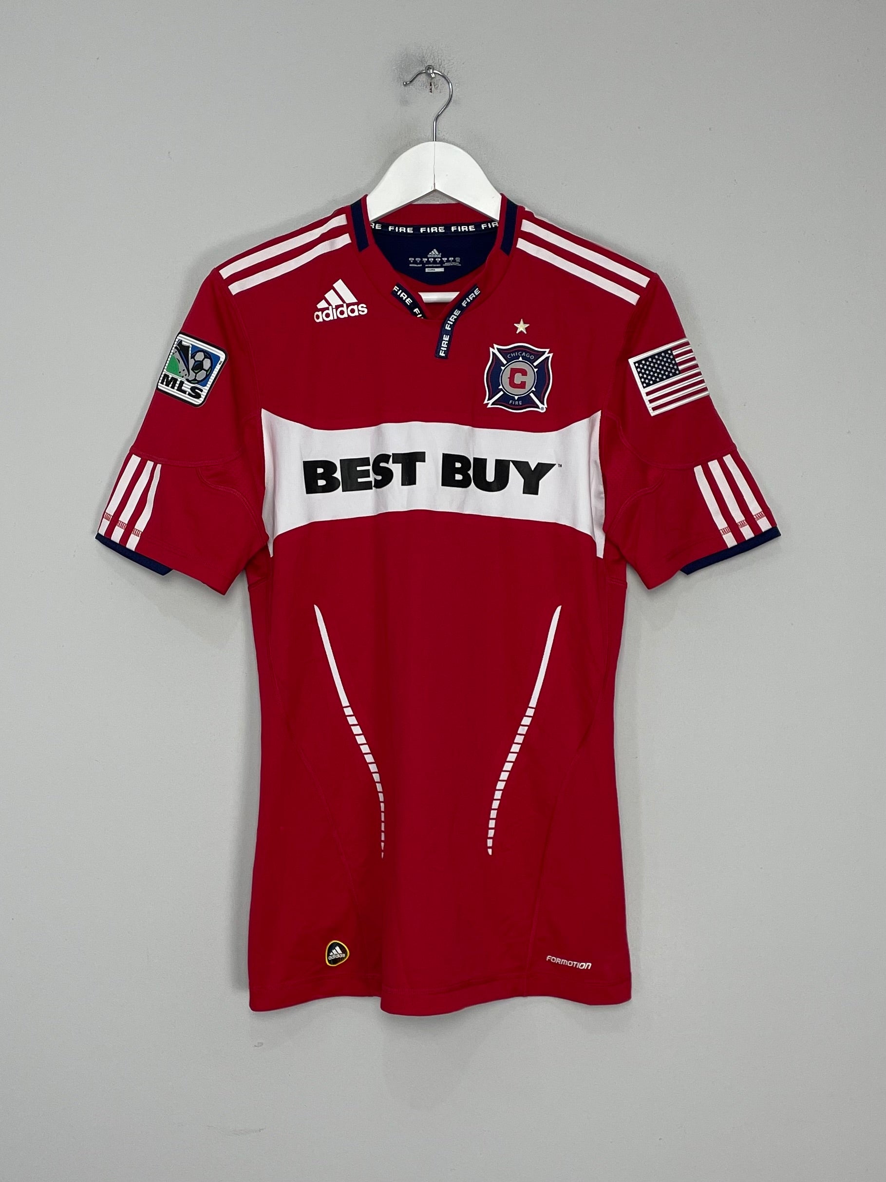 2010/11 CHICAGO FIRE *PLAYER ISSUE* HOME SHIRT (M) ADIDAS