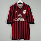 1999/00 AC MILAN HOME SHIRT (XL) ADIDAS
