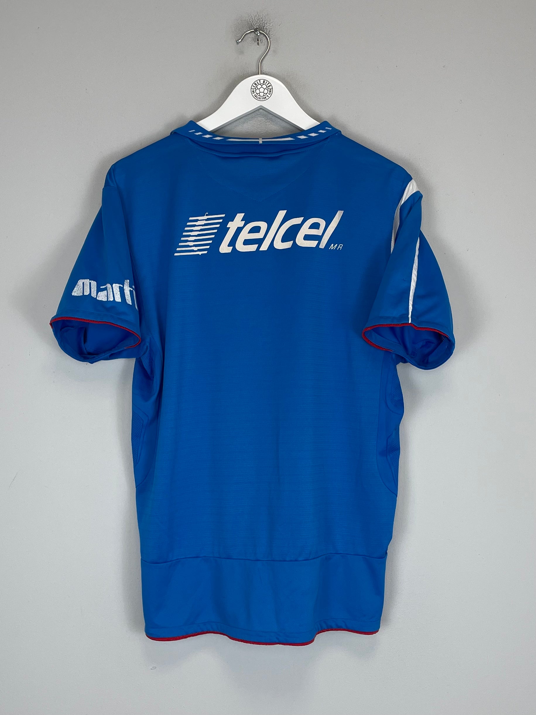 Shop 2007/08 CRUZ AZUL HOME SHIRT (M) UMBRO, classic football shirts, vintage football shirts & retro soccer jerseys at Cult Kits