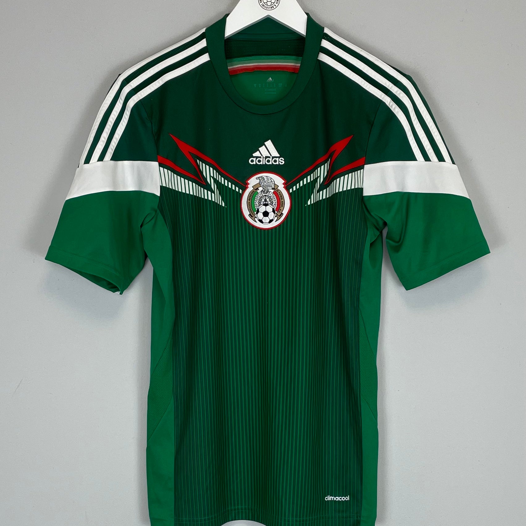 Shop 2014/15 MEXICO HOME SHIRT (S) ADIDAS, classic football shirts, vintage football shirts & retro soccer jerseys at Cult Kits