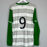 2011/12 CELTIC #9 L/S AWAY SHIRT (XL) NIKE