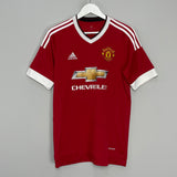 Shop 2015/16 MANCHESTER UNITED ROONEY #10 HOME SHIRT (M) ADIDAS, classic football shirts, vintage football shirts & retro soccer jerseys at Cult Kits